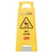 Rubbermaid Commercial Caution Wet Floor Sign, 11 x 12 x 25, Bright Yellow, PK6, 6PK FG611277YEL - alternate 1